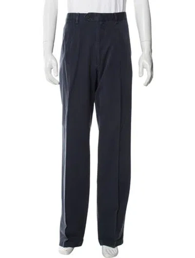 Pre-owned Isaia Dress Pants In Blue