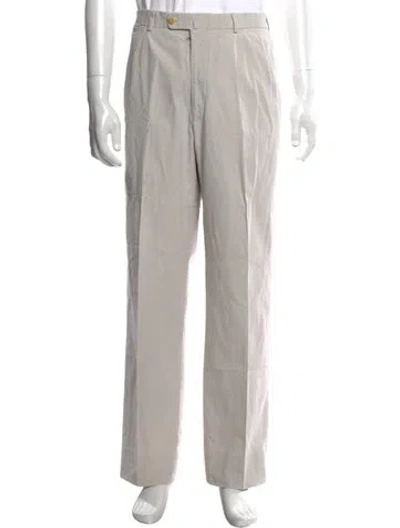 Pre-owned Isaia Dress Pants In Gray