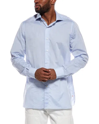 Isaia Dress Shirt In Blue
