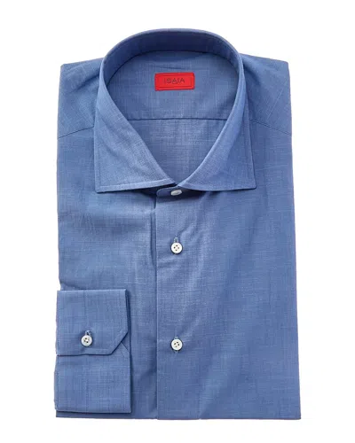 Isaia Dress Shirt In Blue