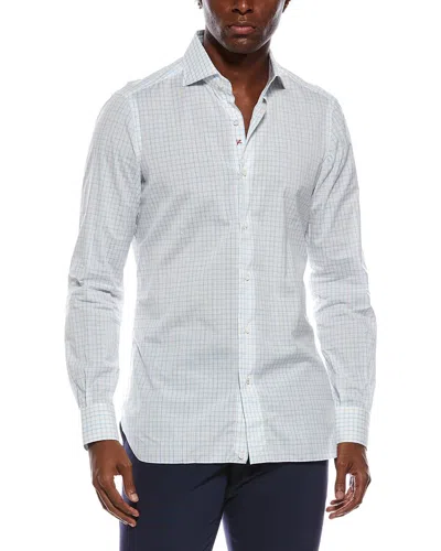 Isaia Dress Shirt In Transparent