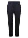 Isaia Elasticated-waist Track Pants In Blue