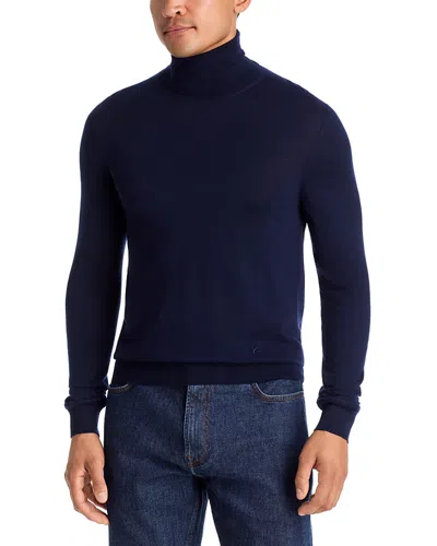 Isaia Filo Di Corallo Fine Gauge Merino Wool Turtleneck Sweater In Multi