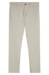 Isaia Five-pocket Slim Fit Chinos In Light Brown 381