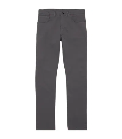 Isaia Five Pockets Jeans In Grey