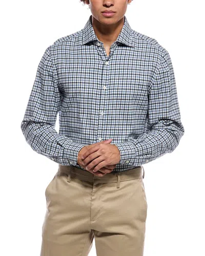 Isaia Italia Sport Shirt In Blue