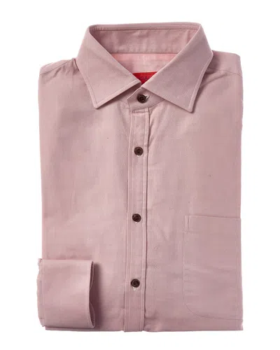 Isaia Italia Sport Shirt In Pink