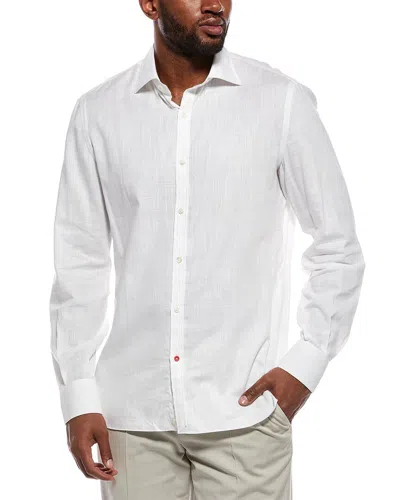 Isaia Italia Sport Shirt In White
