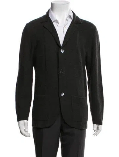 Pre-owned Isaia Jacket In Black