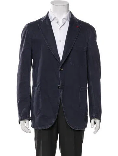 Pre-owned Isaia Jacket In Blue
