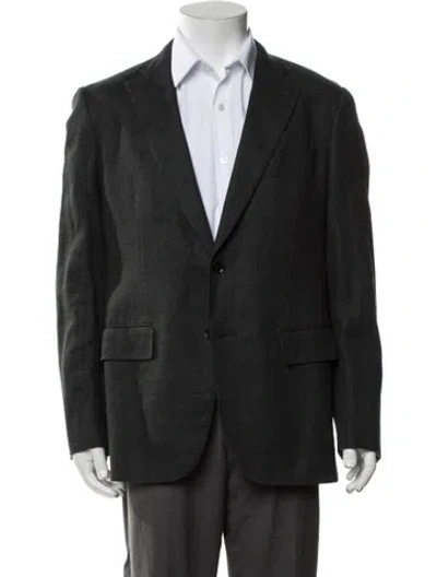 Pre-owned Isaia Jacket In Grey