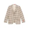 Isaia Brown Jackets In Brown