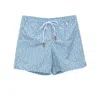 Isaia Light Blue Polyester Swimwear In Blue