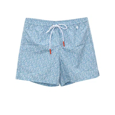 Isaia Light Blue Polyester Swimwear