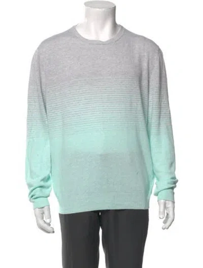 Pre-owned Isaia Linen Crew Neck Pullover In Multi