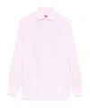 Isaia Linen Shirts In Pink