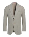 Isaia Man Blazer Beige Size 50 Wool In Beige
