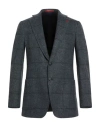 Isaia Man Blazer Bright Blue Size 46 Wool In Blue