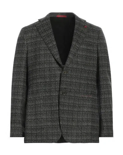 Isaia Man Blazer Green Size 44 Wool, Cashmere