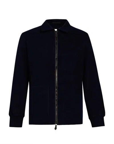 Isaia Man Cardigan Blue Size L Wool, Cashmere, Polyamide