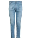Isaia Man Jeans Blue Size 34 Cotton, Elastane In Blue