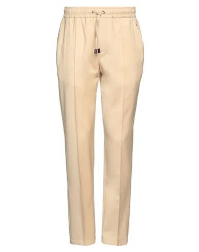 Isaia Man Pants Beige Size 38 Wool