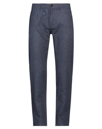 Isaia Man Pants Blue Size 38 Wool, Cotton, Cashmere