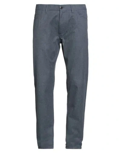 Isaia Man Pants Blue Size 42 Cotton