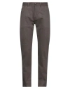 Isaia Man Pants Brown Size 38 Wool, Cotton, Polyamide, Elastane