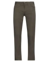 Isaia Man Pants Military Green Size 38 Cotton