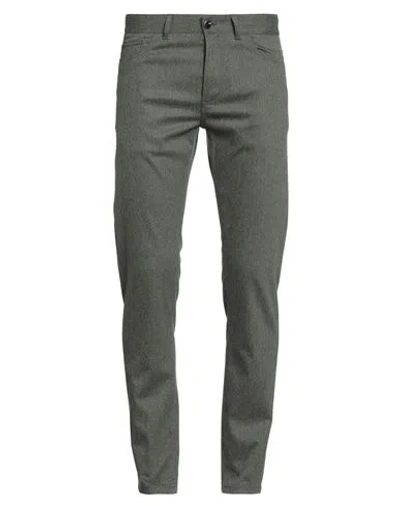 Isaia Man Pants Military Green Size 38 Wool, Cotton, Polyamide, Elastane