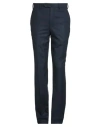 Isaia Man Pants Navy Size 44 Wool, Cashmere, Elastane In Blue