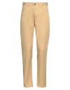 Isaia Man Pants Sand Size 40 Cotton In Beige