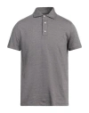 Isaia Man Polo Shirt Dark Brown Size Xxl Cotton