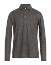 Isaia Man Polo Shirt Brown Size 3xl Wool