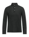 Isaia Man Polo Shirt Dark Green Size Xxl Wool
