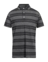 Isaia Man Polo Shirt Navy Size Xl Wool