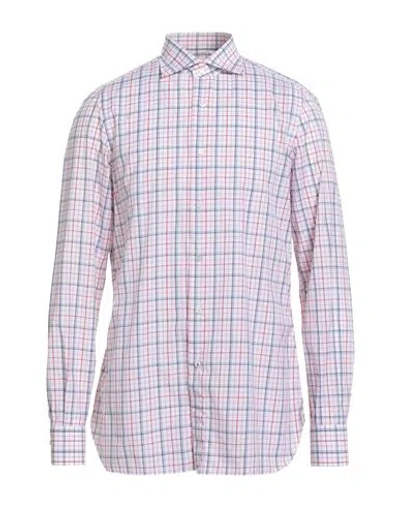 ISAIA ISAIA MAN SHIRT RED SIZE 16 ½ COTTON