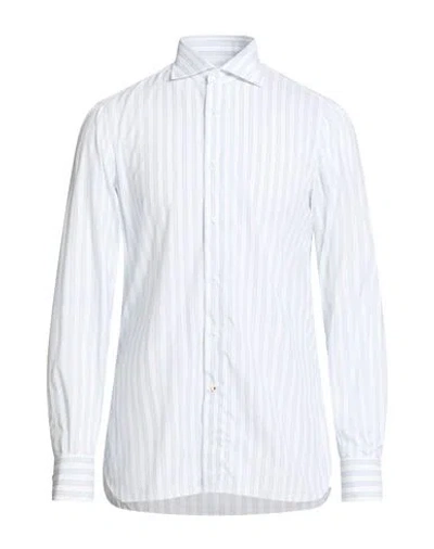 Isaia Man Shirt White Size 15 ¾ Cotton