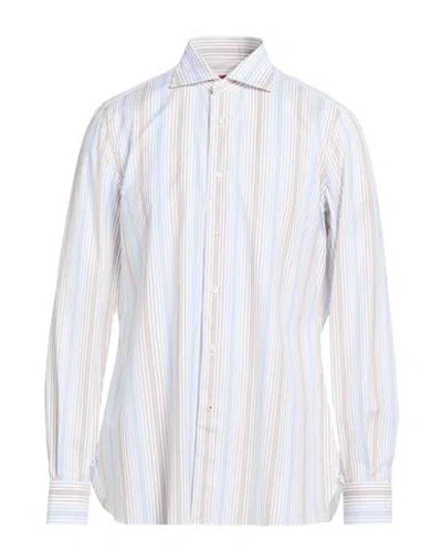 Isaia Man Shirt White Size 16 ½ Cotton