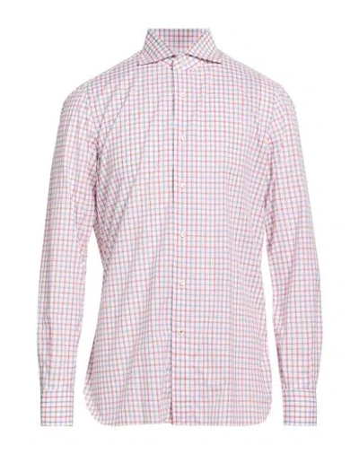 Isaia Man Shirt White Size 16 Cotton