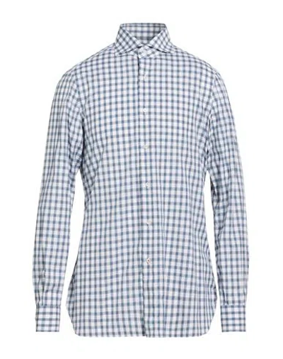 Isaia Man Shirt White Size 16 Cotton
