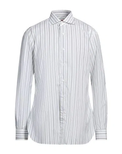 Isaia Man Shirt White Size 16 ½ Cotton