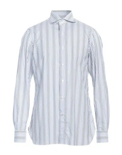 Isaia Man Shirt White Size 16 Cotton