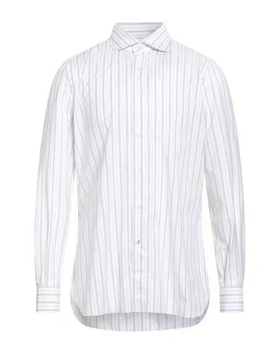 Isaia Man Shirt White Size 17 ½ Cotton