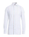 Isaia Man Shirt White Size 17 ½ Cotton In White