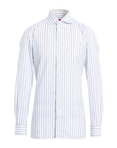 Isaia Man Shirt White Size 17 ½ Cotton