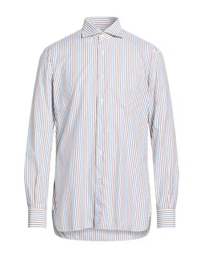 Isaia Man Shirt White Size 17 ½ Cotton