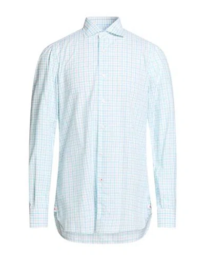 Isaia Man Shirt White Size 17 ½ Cotton