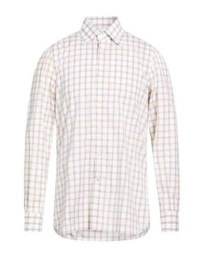 Isaia Man Shirt White Size 17 ½ Cotton